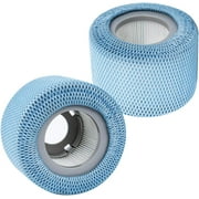 VISFORY 120 Pleated Filter Cartridge Mesh Cover for Pool and Hot Tubs