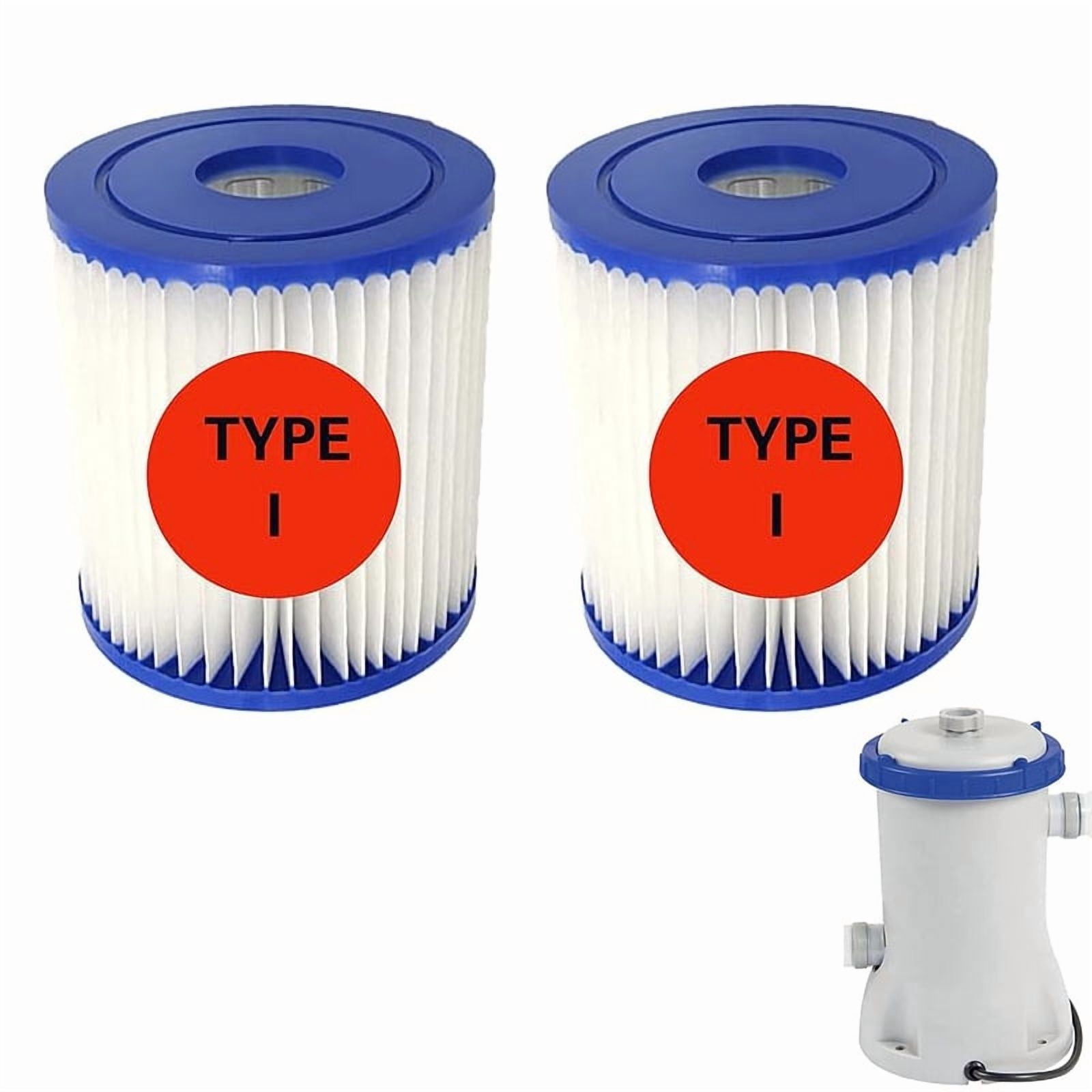 Pool Filter Compatible with Bestway Filter Type I 58093,Spa Filter 3.5"X3.1" Pool Pump Flowclear 58381 58511e 300/330 Gal/H(220-240 V),(2pack)
