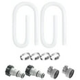 Pool Filter Hose Replacement Kit 1.5 Inch Hose for Above Ground Pools