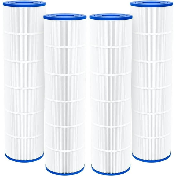 VISFORY 4 Piece Pool Filter Cartridge Suitable for Jandy CV460, CL460, Pleasco PJAN115, 4X115 Square feet
