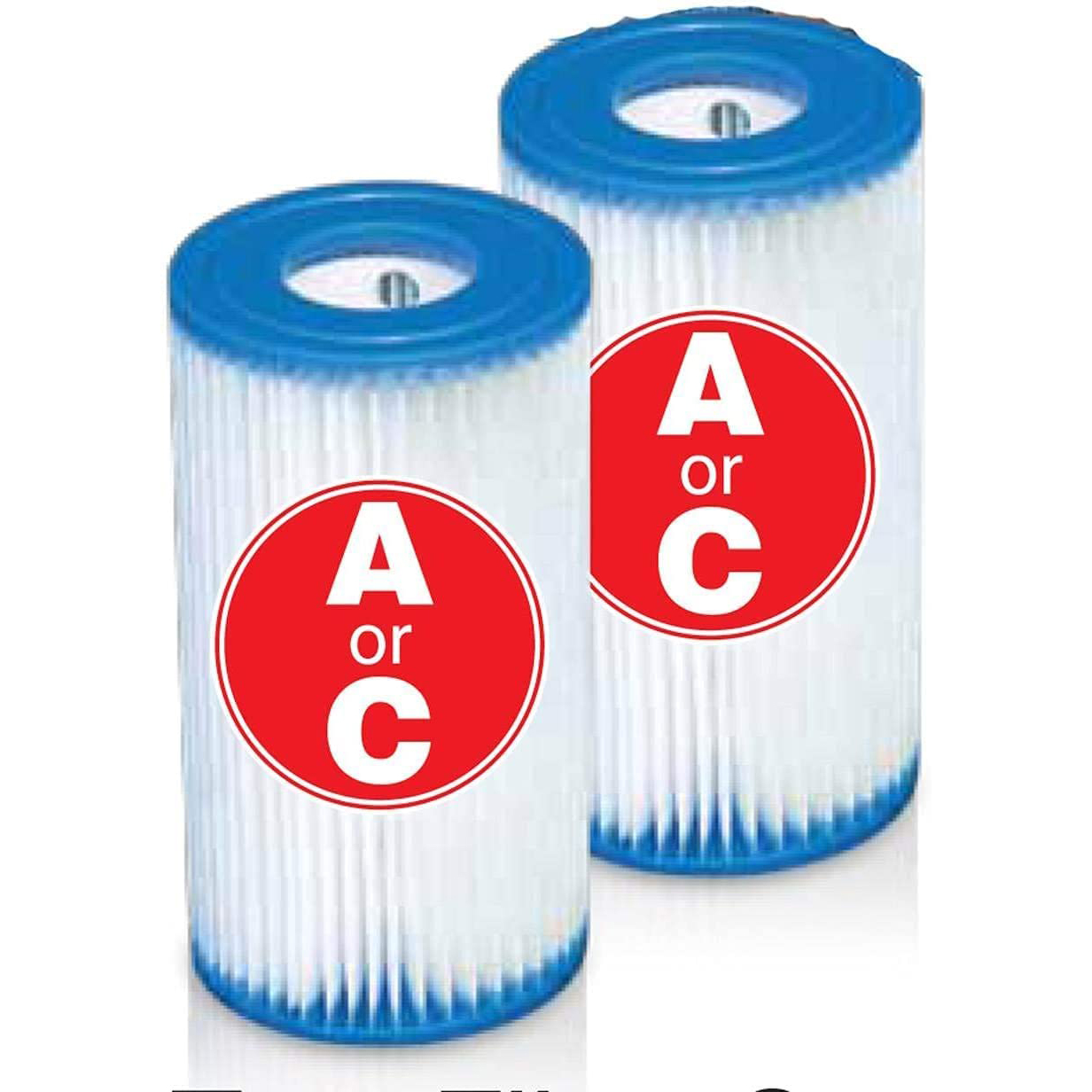 Pool Filters Type A or C, Summer Pool Waves Type A Pool Filter Cartridge,Fits for Intex 29000e