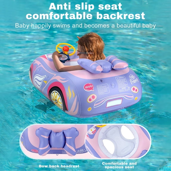 Large Car Pool Float Bfantian Pool Float with 3D Car Design, 31X24X10.6 inches - Walmart.com