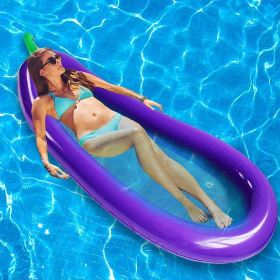 Pool Float for Adult, Float Hammock,Inflatable Rafts Swimming Pool Air Sofa Floating Chair Bed,Lying on it Your Whole Body is submerged in Water,Great for Chilling in The Pool