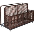 thumbnail image 1 of Pool Float Storage, Outdoor Storage, Patio Poolside Float Storage Box, PE Rattan Outdoor Pool Caddy with Rolling Wheels, Floaties, Patio,Beach-Sturdy & Movable, 1 of 9