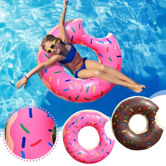 Pool Float Swimming Pool Inflatable Underarm Float Ring Comfortable Life Ring for Adult Swimmers Durable PVC Buoyancy Aid for Safe Water Enjoyment Pink 120