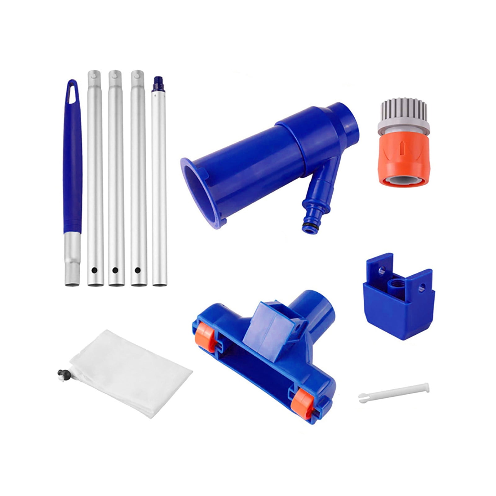 Pool Floaters for Kids Pool Cleaner Portable Swimming Pool Vacuum Brush