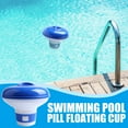 thumbnail image 1 of Pool Floating Tablet Dispenser,Chlorine & Bromine Compatible,Twist-Lock Lid & Adjustable Ring,Heavy-Duty Plastic Construction,Ideal for Pools,Fountains & Small Ponds, 1 of 3