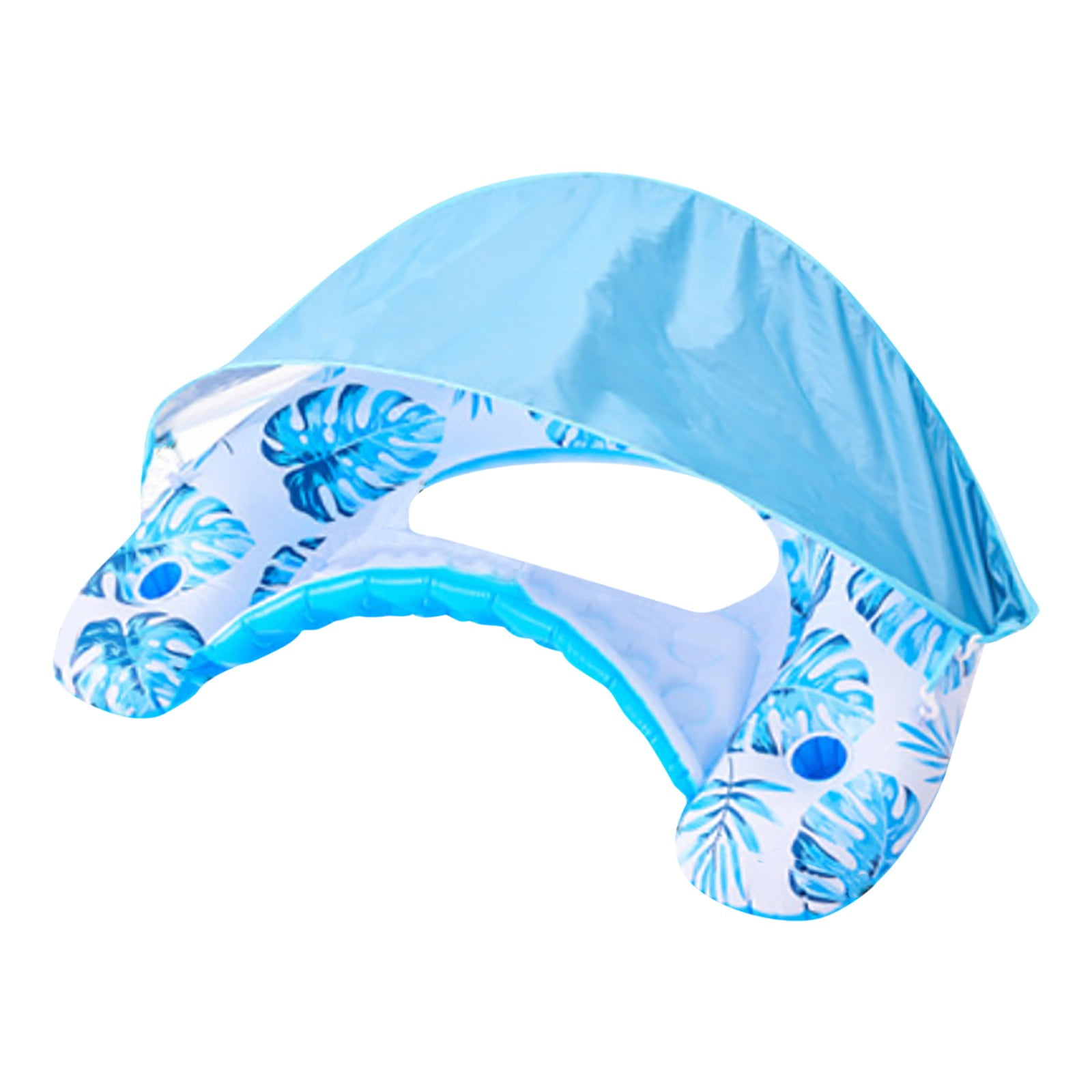 Pool Floats Adult Pool Float With Adjustable Canopy Cup Holders