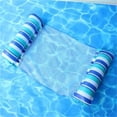 thumbnail image 1 of Pool Floats Adult Heavy Duty Inflatable Floating Toys 51.2 x 27.6 in Light Blue 1 Count, 1 of 7