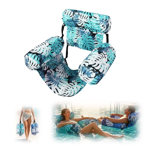 Pool Floats Adult Heavy Duty, Water Floating Lounge Chair, Blow Up Floaties for Summer Fun Party Lake Beach, Inflatable Pool Float for Adults(F, 1PC)