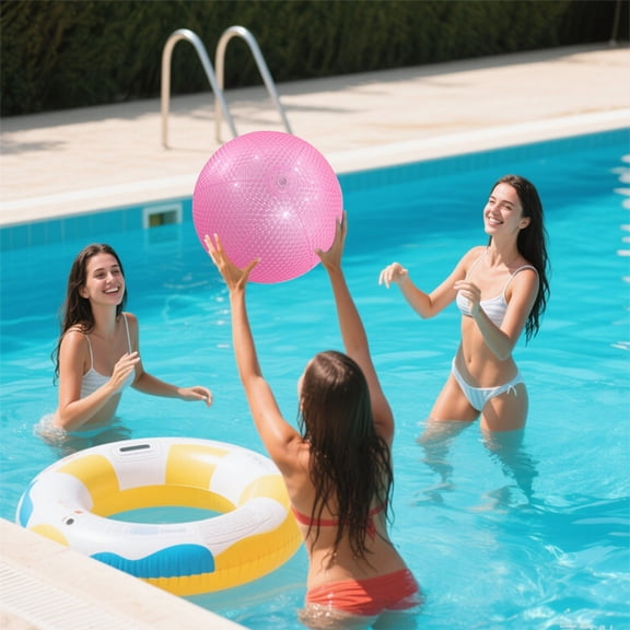 Pool Floats Adult​ Large Inflatable colorful Ball Textured Anti-Slip Surface Outdoor Swimming Pool Water Fun Games Activity Doll