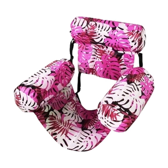 Pool Floats Chairs Adult,Inflatable Pool Lounge,Plant Pattern Floating Mat Hammock,Blow up Water Chairs Noodles rafts for Party Summer Water Beach Fun