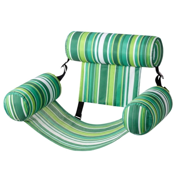 Pool Floats Chairs Adult,Inflatable Pool Lounge,Plant Pattern Floating Mat Hammock,Blow up Water Chairs Noodles rafts for Party Summer Water Beach Fun