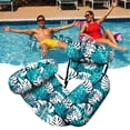 thumbnail image 1 of Pool Floats Chairs Adult,Inflatable Pool Lounge,Plant Pattern Floating Mat Hammock,Blow up Water Chairs Noodles rafts for Party Summer Water Beach Fun, 1 of 7