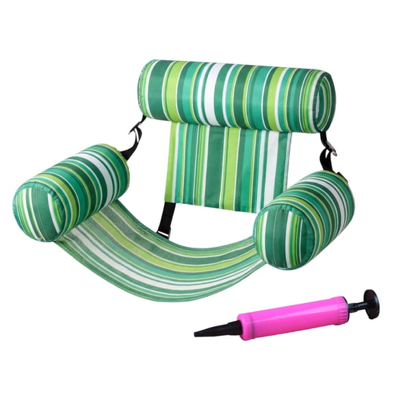 Pool Floats Chairs Adult,Inflatable Pool Lounge,Plant Pattern Floating Mat Hammock,Blow up Water Chairs Noodles rafts for Party Summer Water Beach Fun