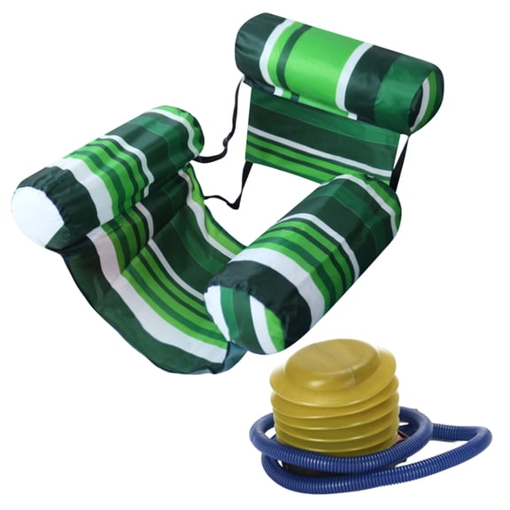 Pool Floats Chairs Adult,Inflatable Pool Lounge,Plant Pattern Floating Mat Hammock,Blow up Water Chairs Noodles rafts for Party Summer Water Beach Fun