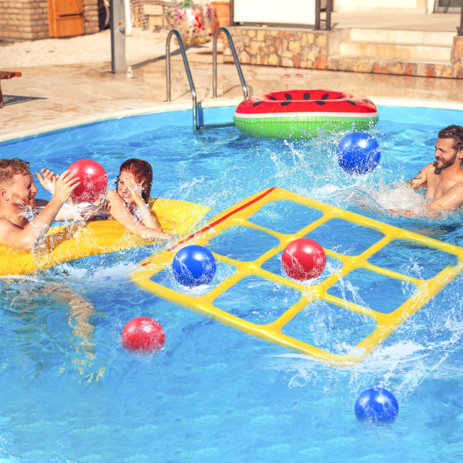 Pool Floats Toys - Tic Tac Toe Inflatable Pool Games - Inflatable cross ...