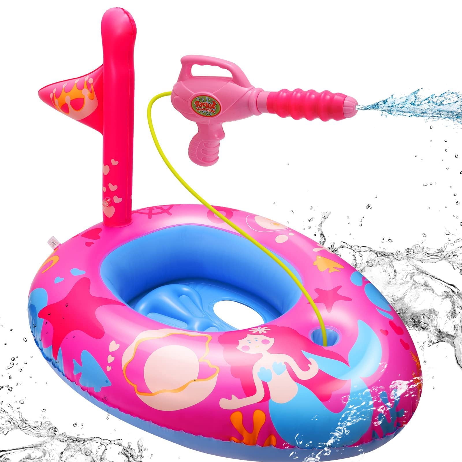 Pool Floats for Kids and Toddlers, Inflatable Pool Toys, Swimming Pool Toys for Toddlers 1-3, Outdoor Toys Boys and Girls for Aged 3-8 Years