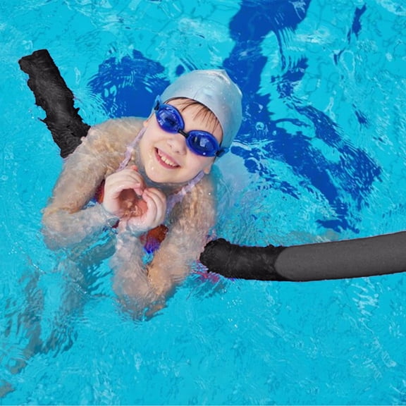 Pool Foam Swim Stick Float, Black Hollow Foam Tube, Swimming Pool Beach Lake Space, Floating Training Party Game Build Build, Summer Water Fun Essential Gift Gift