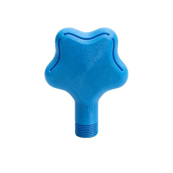 Pool Fountain Attachment for Backyard Pools, Star-Shaped Return Accent with Threaded Connector for Patio Pool Areas