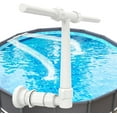 thumbnail image 1 of Pool Fountain for Above and In-Ground Pools, Dual Spray Waterfall Sprinkler Fountain, Above Ground Pool Accessories, Adjustable Waterfall Cooling and Relaxation(White), 1 of 15