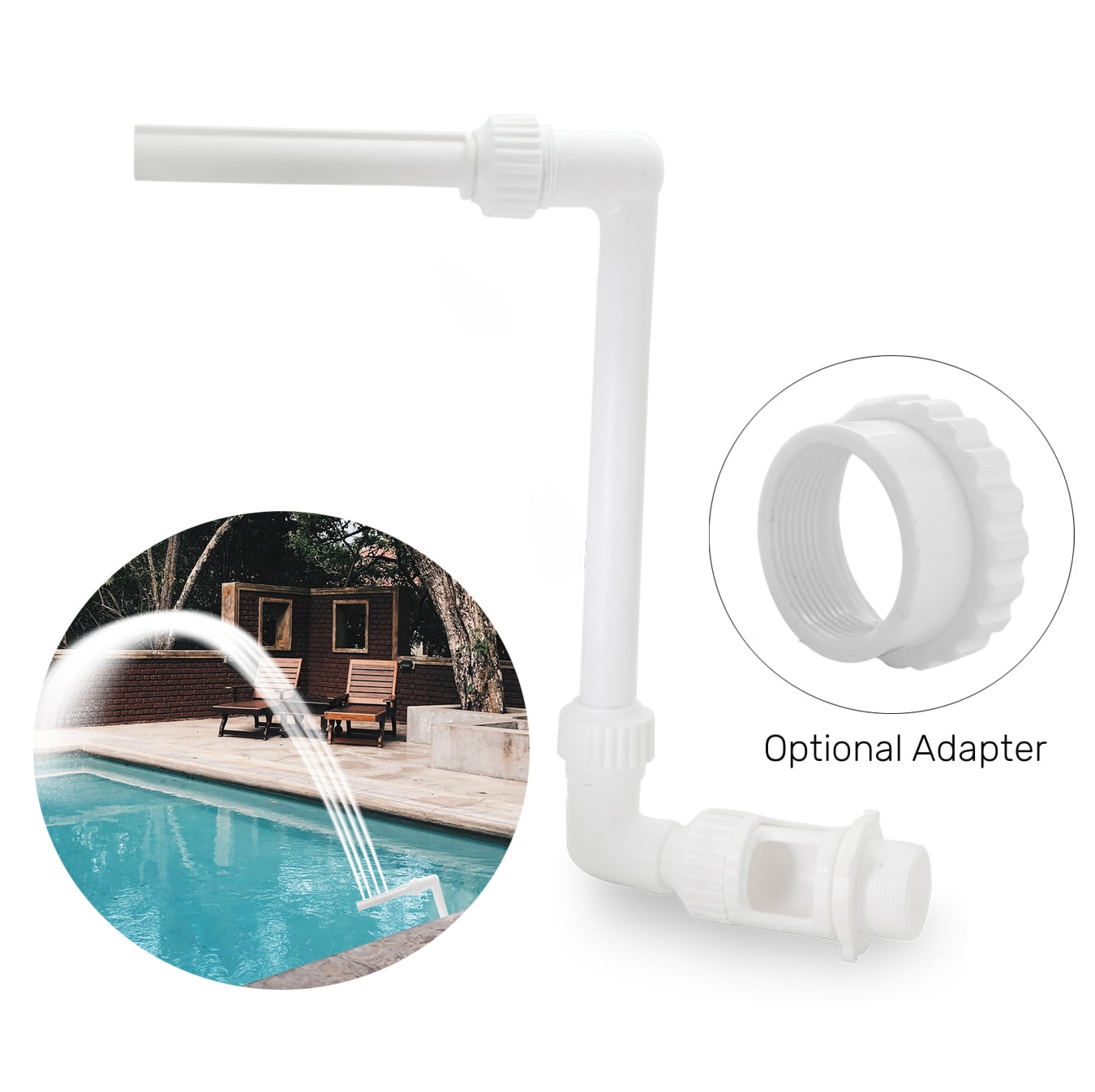 Pool Fountains for Above Ground Pools Waterfall Spray Pond Spa Water