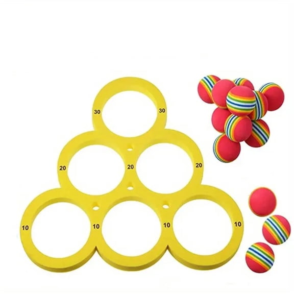 Pool Game Foam Floats with Score for Tossing Ball Game, Fun Swimming Pool Party Accessories for Family and Friends