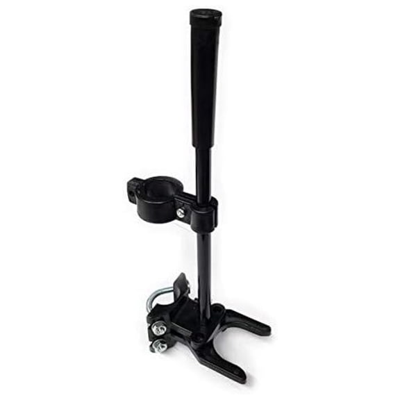 Pool Gate Latch - 1-3/8" x 2" Self-Closing Fence Latch - Black Pool Safety Latch with Spring Closer - Padlockable Gate Latch for 2" Posts & 1-3/8" Frames