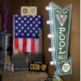 Pool Hall Billiards DoubleSided Marquee LED Sign Home Decor (25" x 3