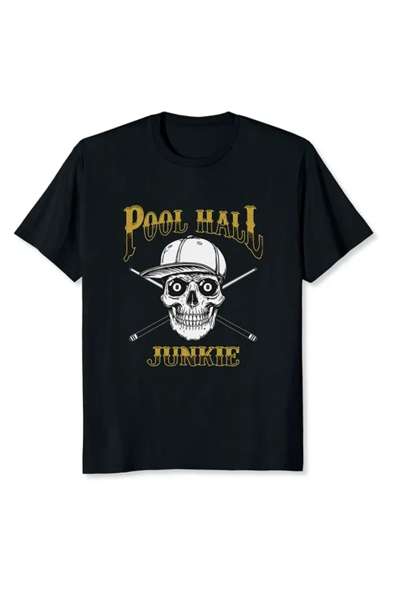 Pool Hall Junkie Billiards T-Shirt