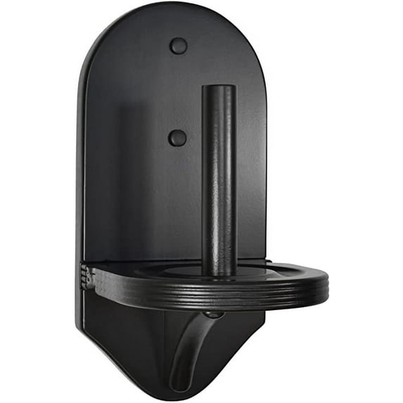 Pool Hand Chalk Holder - Rack Only - Elegant Cone Chalk Holder - Extra-Sturdy Pool Chalk Holder - Wall Mounted Pool Table Chalk Holder with Beveled Edge and Hardware - Pool Table Accessories (Black)