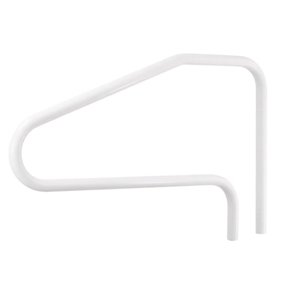 Pool Handrail 48 x 32 inch, Heavy Duty Stainless Steel Pool Rail, 220lbs Capacity, Seamless Welding, Recessed/Base Mount for Poolside, Spas, Water Parks