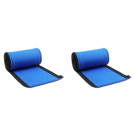 Pool Handrail Covers 2 Pack, Non Slip Grip Heat Resistant Pool Rail Wrap with Zipper, Fits 3.9 to 9.8 Feet Rails for Pools, Pool Handrail Sleeve for Ladder Handles, Outdoor Swimming Pool Accessory