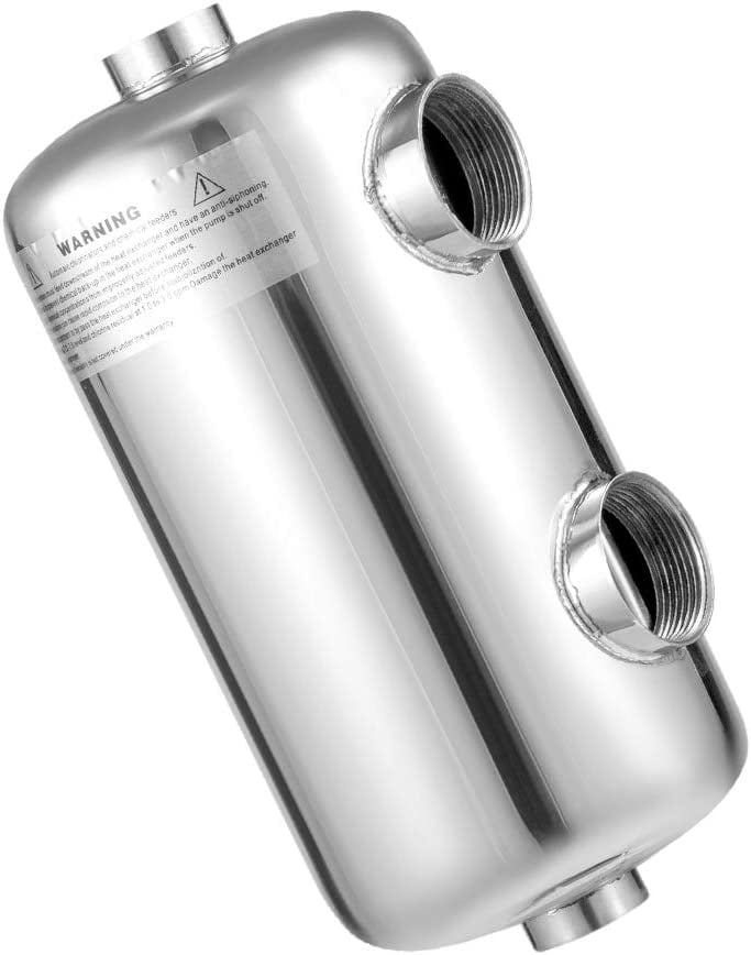 120v Pool Heater 210,000 BTU Stainless Steel Tube And Shell Heat