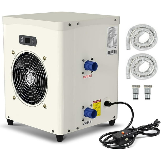 Pool Heater for Above Ground Pools, Mini Swimming Pool Heat Pump for