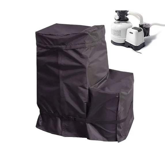Pool Heater Cover, UVs-Resistants, Pool Heat Pump Cover for Winter, 600D Waterproof Swimming Pool Equipment Cover