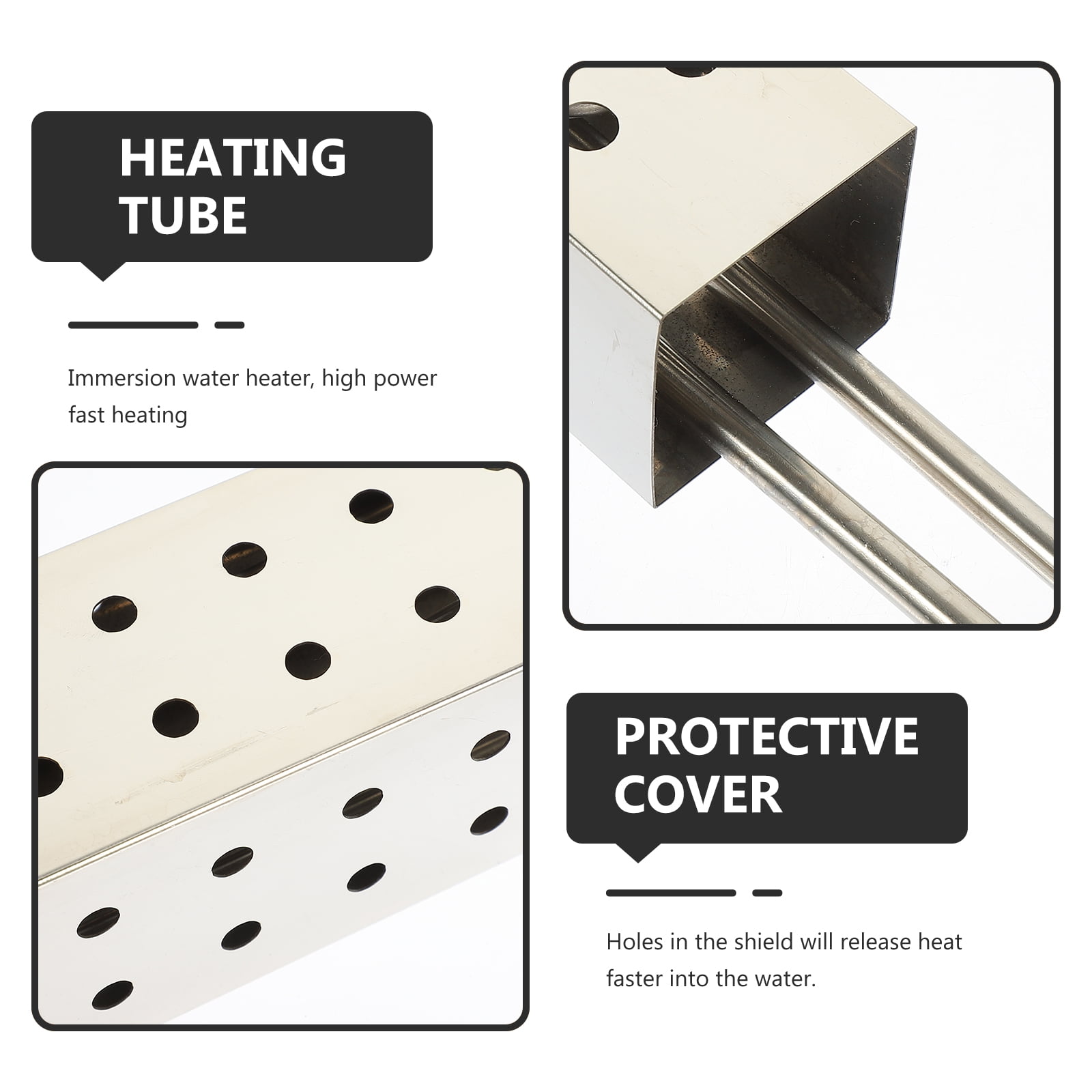 Pool Heater Swimming Pool Heating Tube Immersion Water Heater Bucket