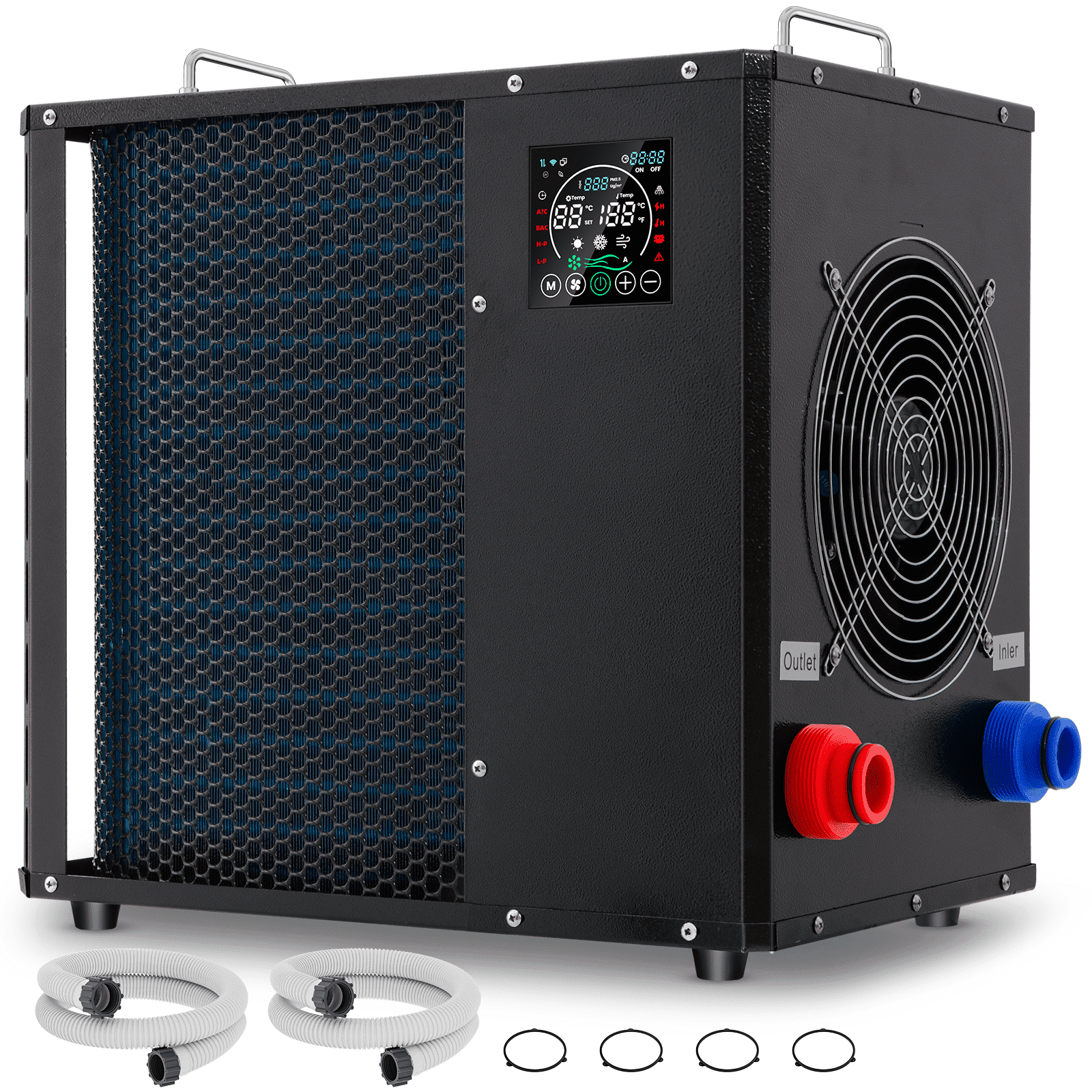 Pool Heater, for 6,000 Gallons Above Ground Pools,Pool Heat Pump,Max ...