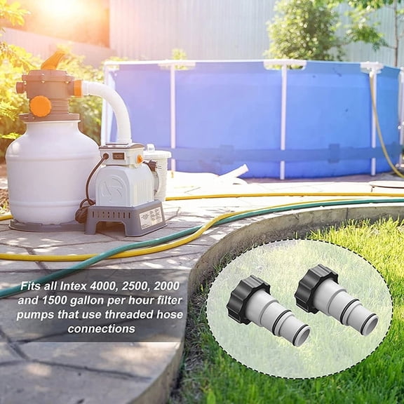 Pool Hose Adapter With Collar Threaded Connection Pumps Maintenance Part WA