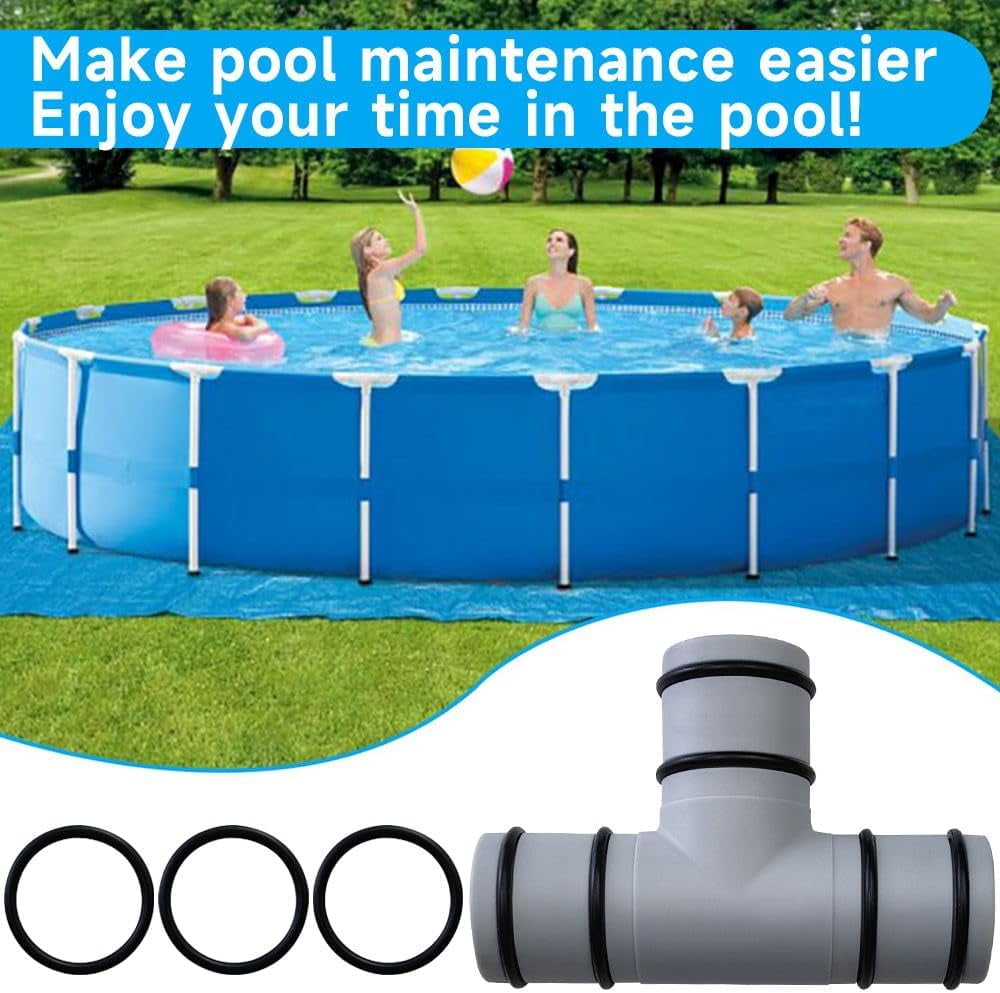 Pool Hose Connector, 1.25 Inch T Joint Pool Hose Connector T Joint Pool ...