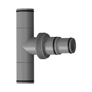 Pool Hose Connector T Joint Adapter 15 Inch Double Leak Proof Swimming Pool Filter System Replacement Parts