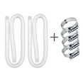 thumbnail image 1 of Pool Hose, Replacement Hose For Above Ground Pools [Set of 2] 1.25" Accessory Pool Pump Replacement Hose 59” Long - Filter Pump Hose For Filter Pump 330 GPH, 530 GPH, And 1000 GPH with 4 Metal Clamps, 1 of 8