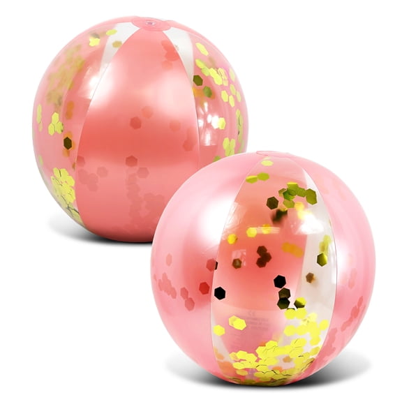 Pool Inflatable Ball 16" Rose Gold