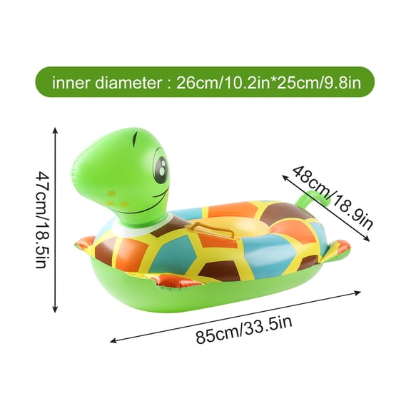 Pool Inflatable Float, Elephant Tortoise Shark Swim Floats Tube Rings,Swimming Rings, Fun Animal Floats for Summer Beach Party