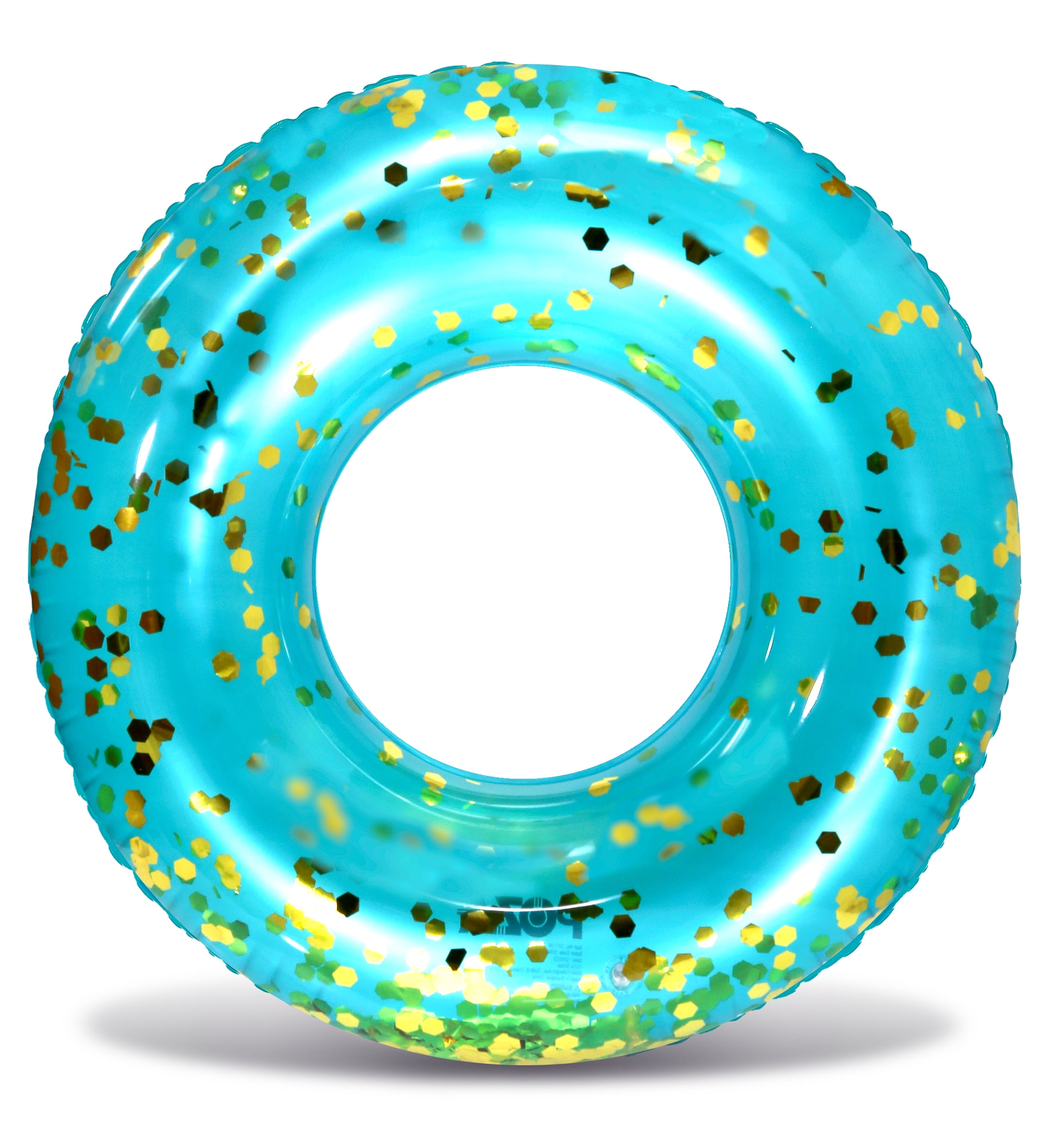 Pool Inflatable Giant Tube 48" Blue Gold
