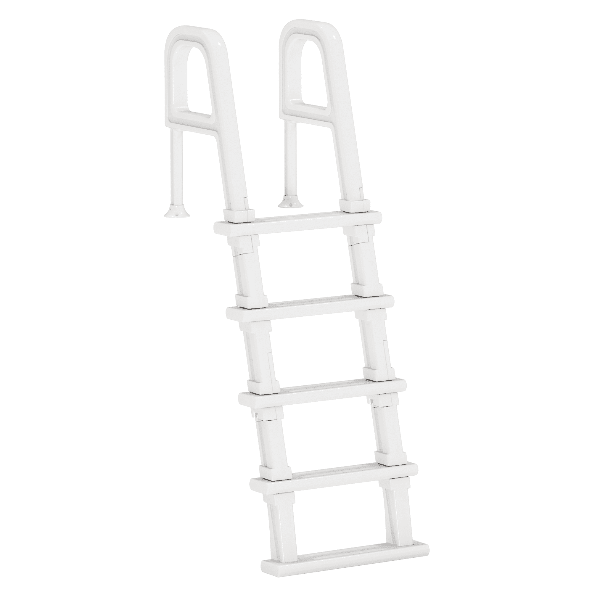 Pool Ladder, 5-Step Pool Stairs with Double Handrails and Non-Slip ...