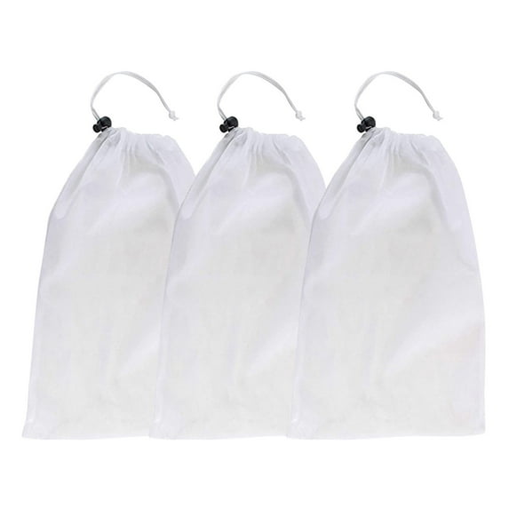 3PCS Filter Bag Pool Leaf Vacuum Replacement Mesh Debris Catcher for Swimming Pools Fits Pool Cleaners