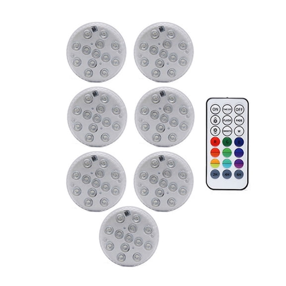 Pool Light RF Remote 13 LED RGB Submersible Light 16 Colors Underwater Lights Swimming Pool Decorative Lights With Magnet