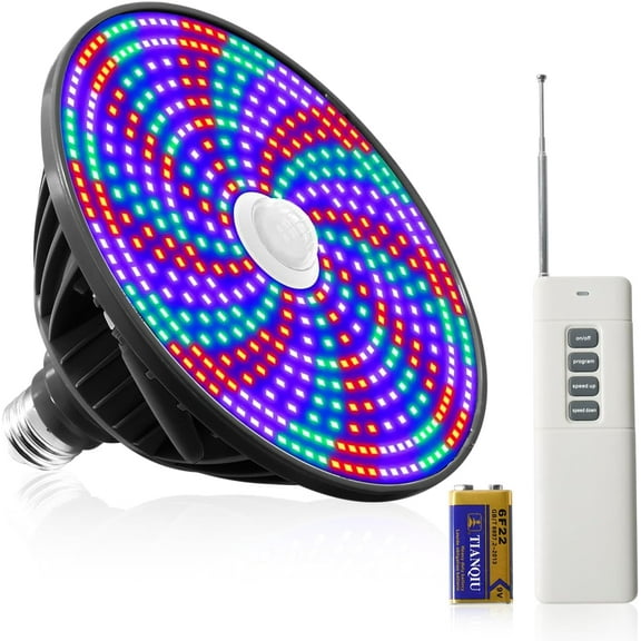 Pool Light for Inground Pool 120V 80W Led Light RGB Color Bulb with Remote Control, E26/E27 Replacement Changing Light  for Pentair Hayward Fixture