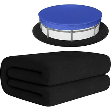 Pool Liner Pad for Above Ground Round Pool, 8 Ft Seamless Swimming Pool Ground Cloth, Puncture Resistant Pool Mat Extend The Life of Pool or Hot Tub Liner, Tarp for Under Pool Padding